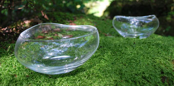 ガラス作家 白石和子2010年製品「うつわ」