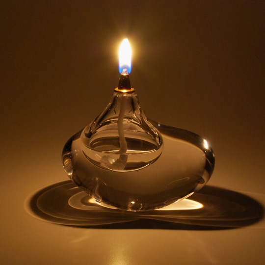 ガラス作家 白石和子 クリスマスギフト作品「コトバ」金 